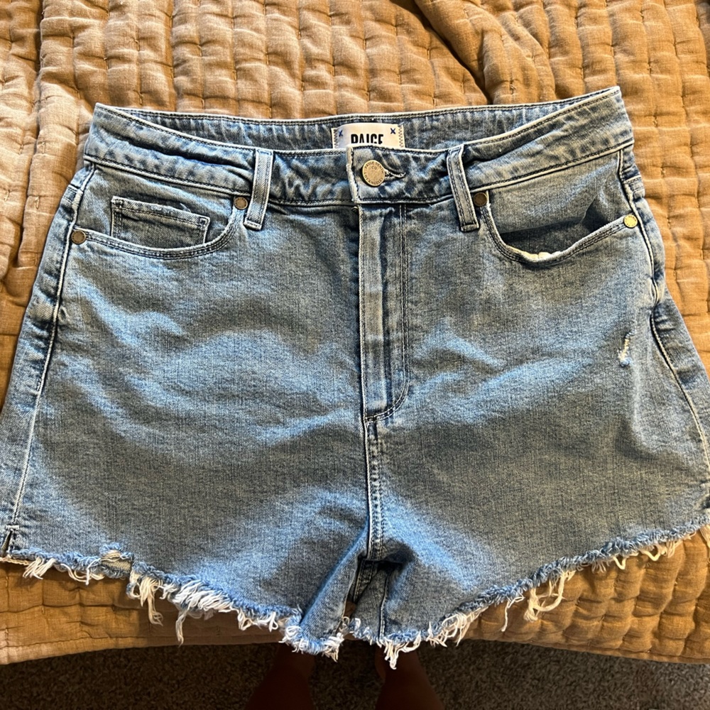 Paige Margo short distressed denim shorts
